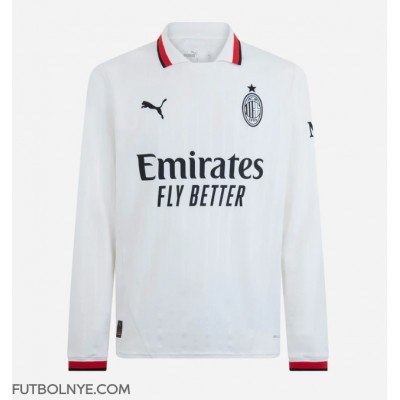 Camiseta AC Milan Visitante Equipación 2024-25 manga larga Camiseta AC Milan Visitante Equipación 2024-25 manga larga